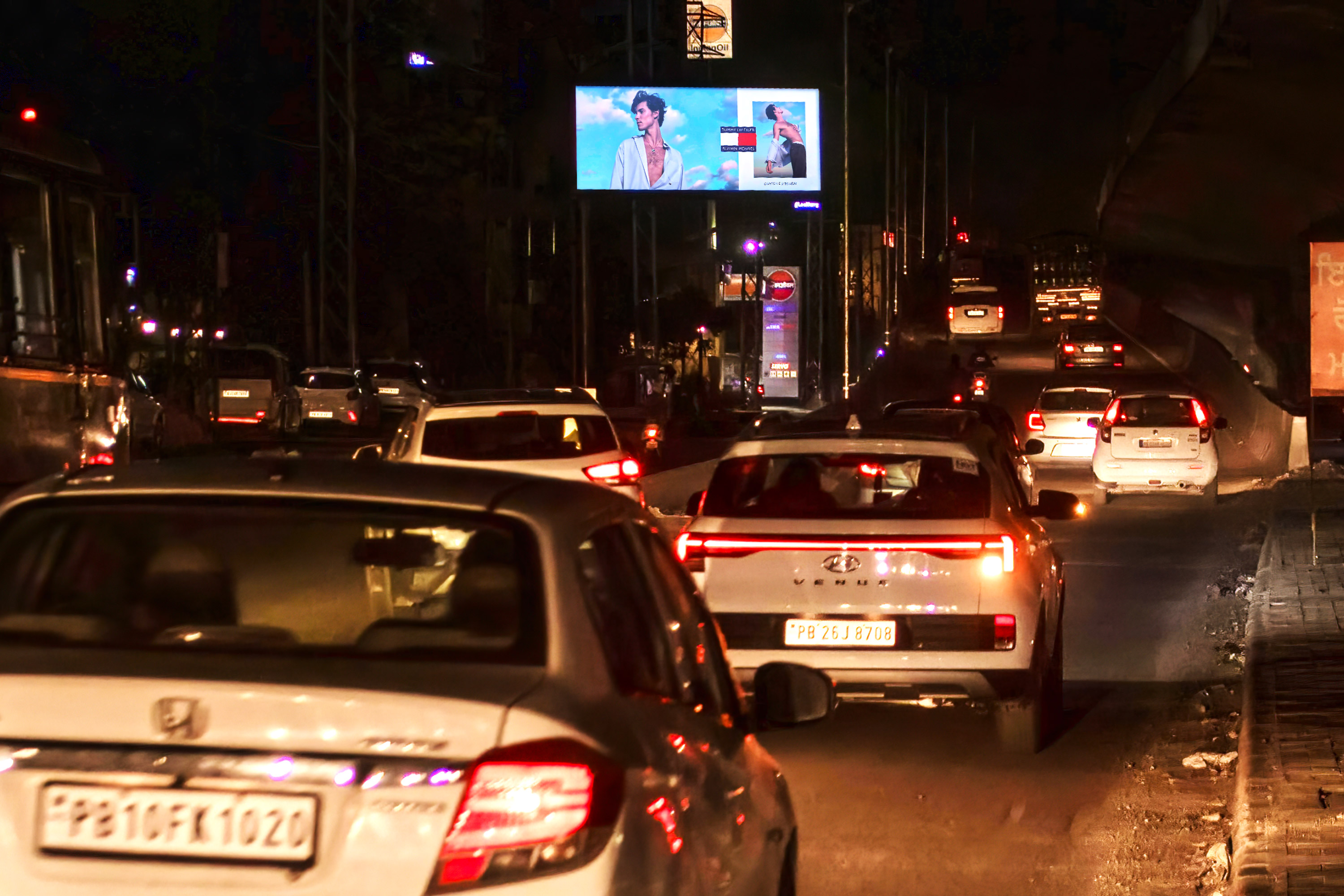 Ferozepur Road Outside Hotel Mahal
